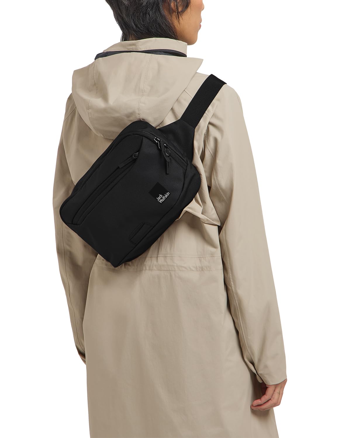 Jack Wolfskin GUTLEUT torba crossbody unisex, czarny