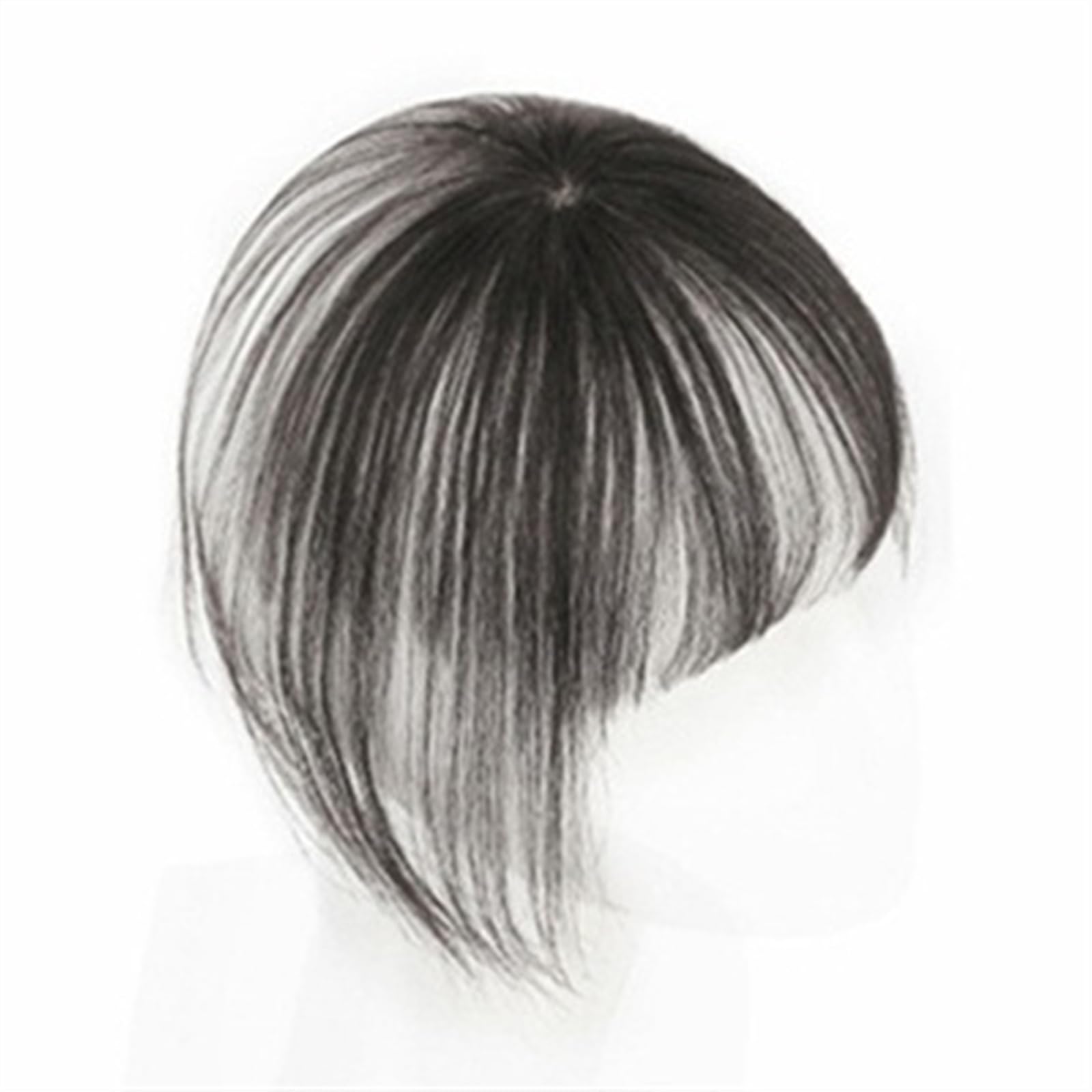 Frangia Clip Capelli Frangia di capelli umani con clip di parte superiore in Topper senza cuciture e estensione di frangia Clip di frangia naturale 3D in frangia Pezzi di capelli brasiliani non remy f