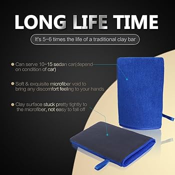 Fadcaer Car Cleaning Mitt Clay Wash Microfibre Cloth Alternative Novel