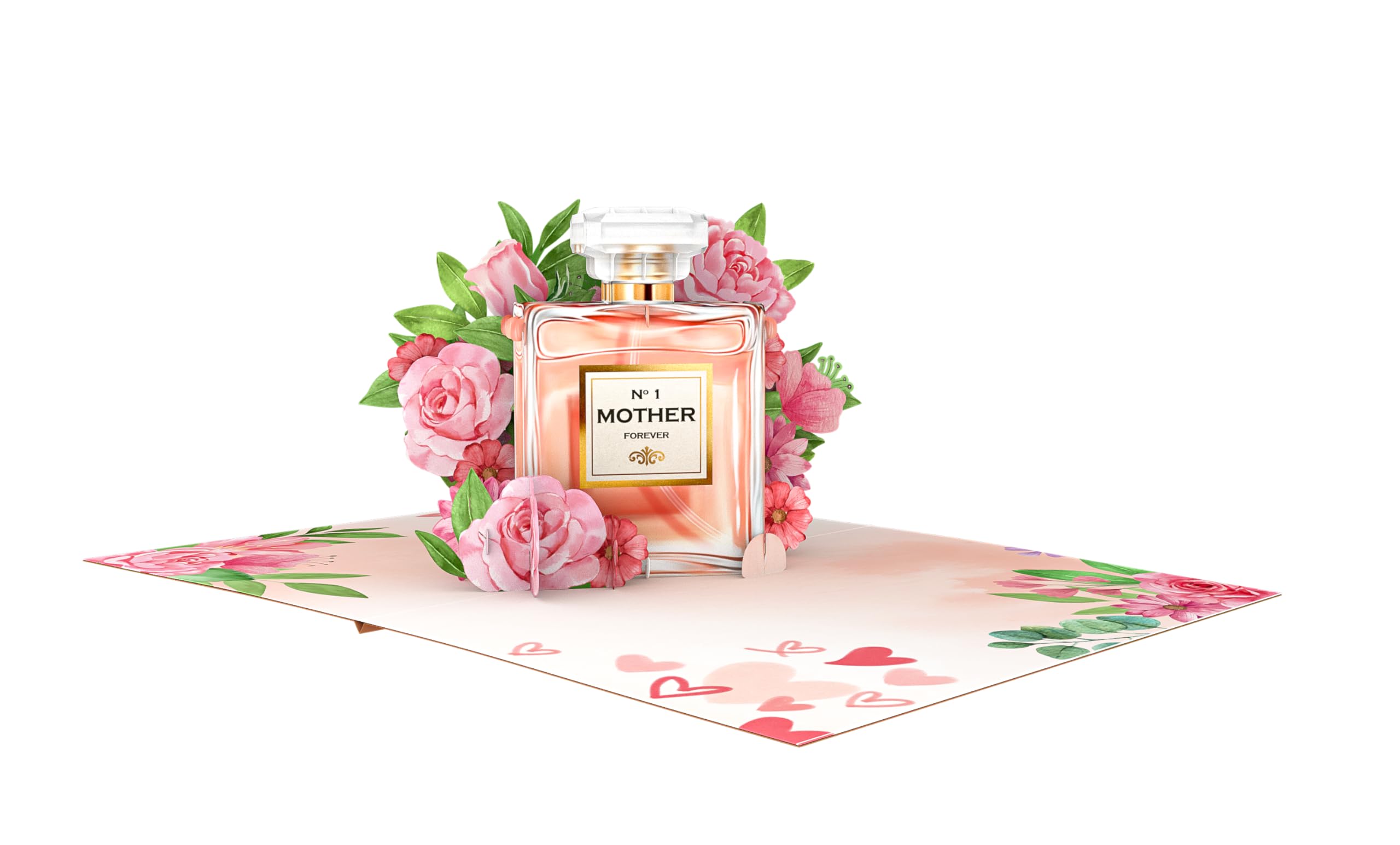 Mother's Day Card - No. 1 Mother Forever 3D Pop Up Card - Perfect for Mother’s Day or Mom’s Birthday