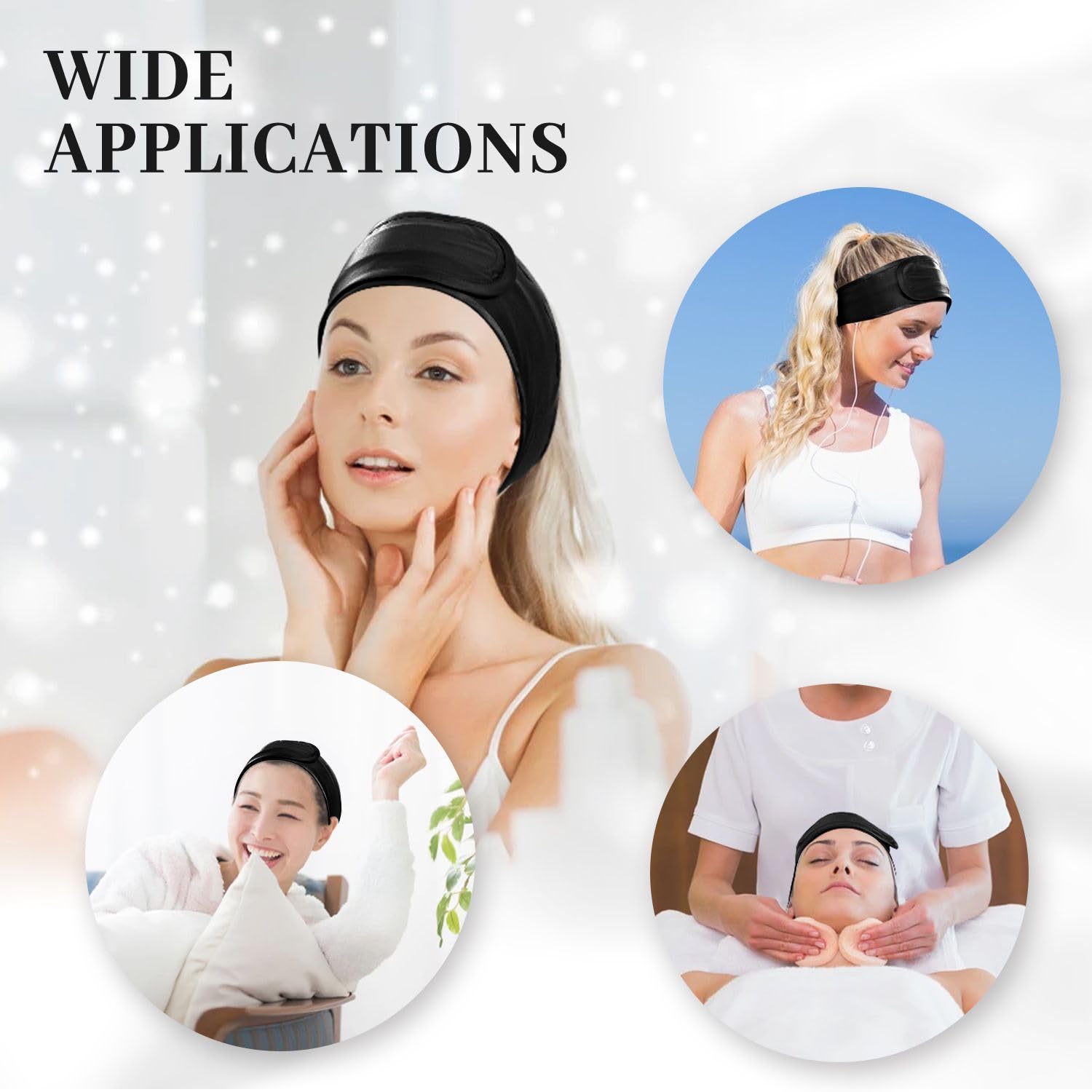 Amazon.com : FANTASTIC HOUSE Silk Spa Headband for Washing  display picture 3