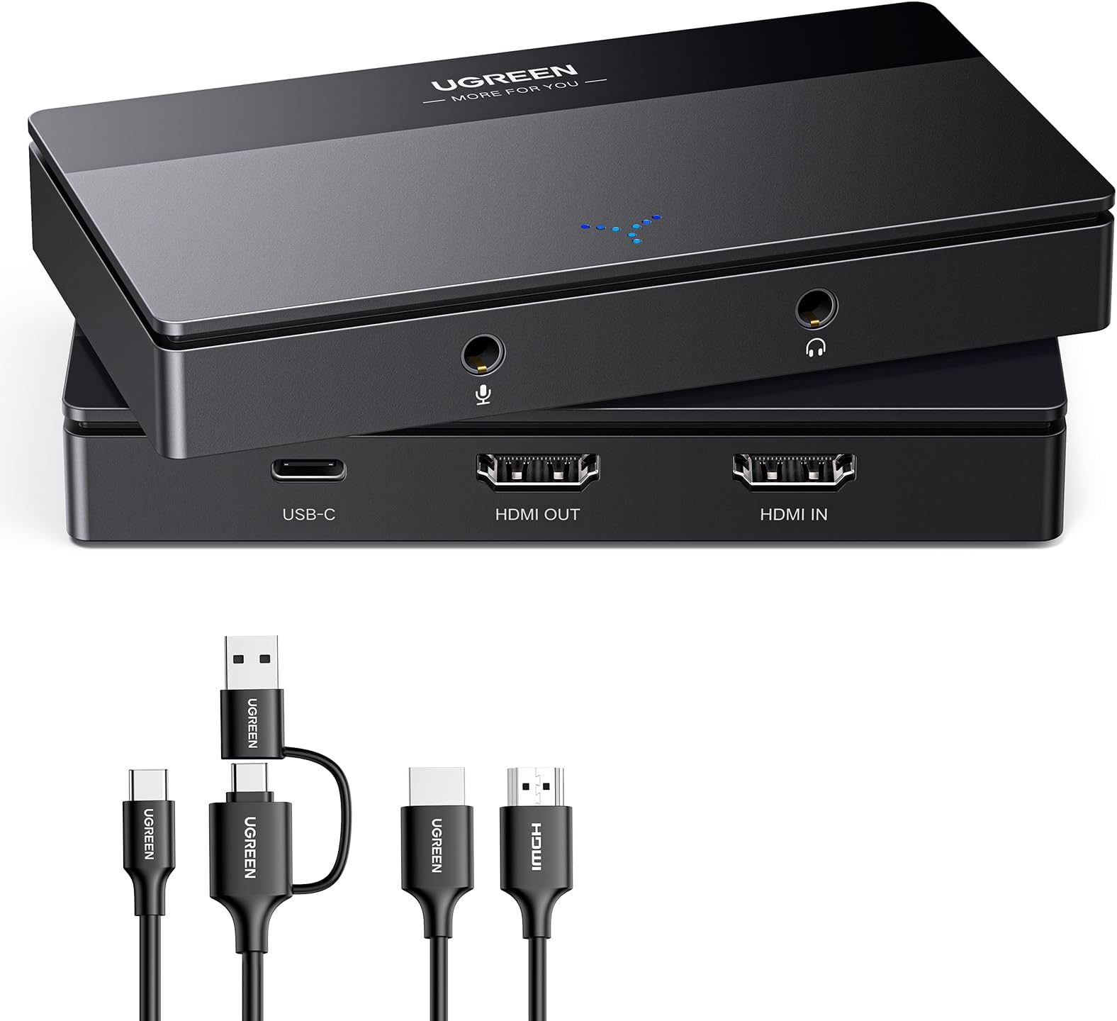 UGREEN Full HD 2K 30Hz 1080P 60FPS Video Capture Card USB C 3.0