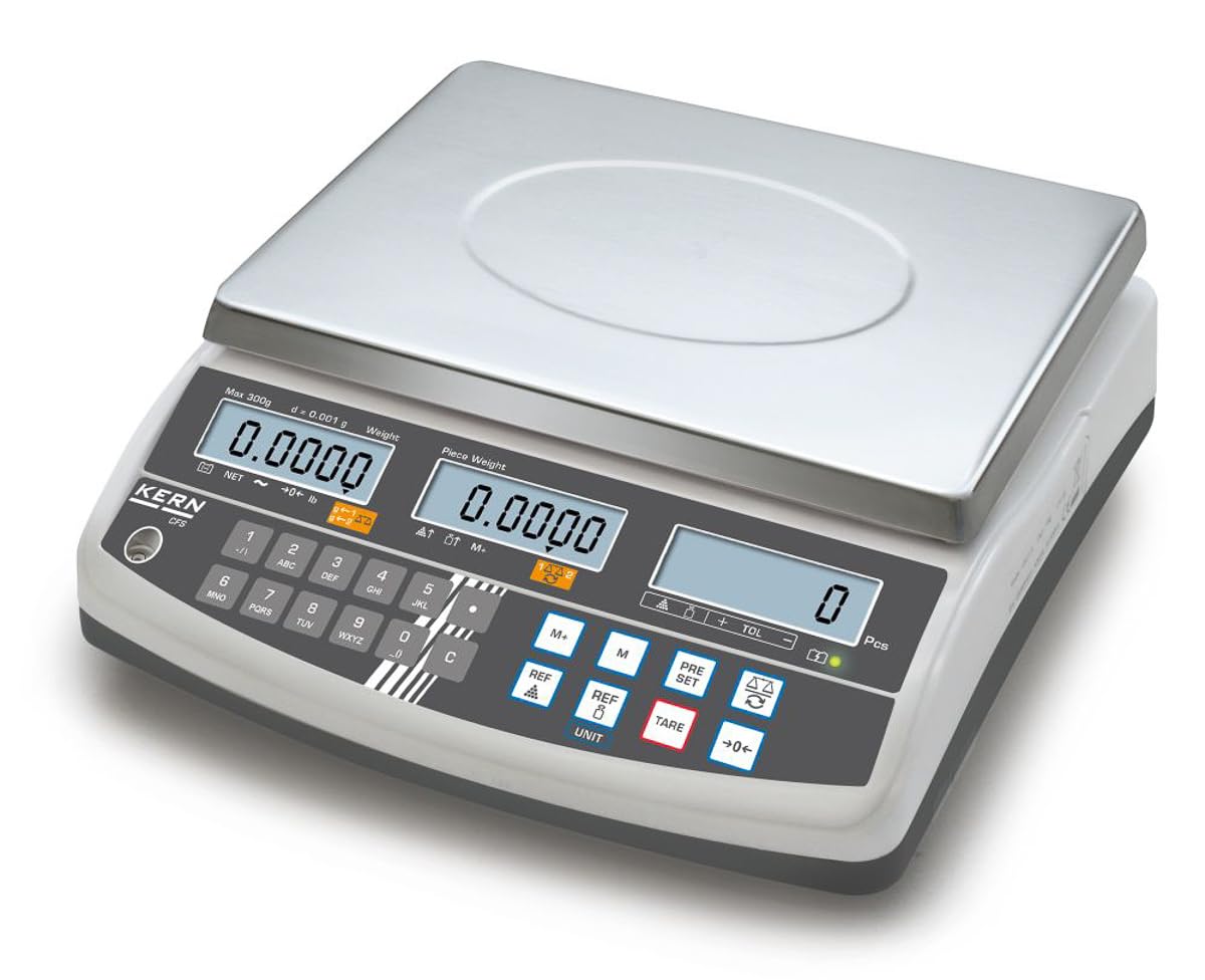 For Demand winc30 Serie CFS Bilancia cuentapiezas, 30 kg scuola di pesaje, 0.5 g graduati, 294 mm x 225 mm Piattaforma