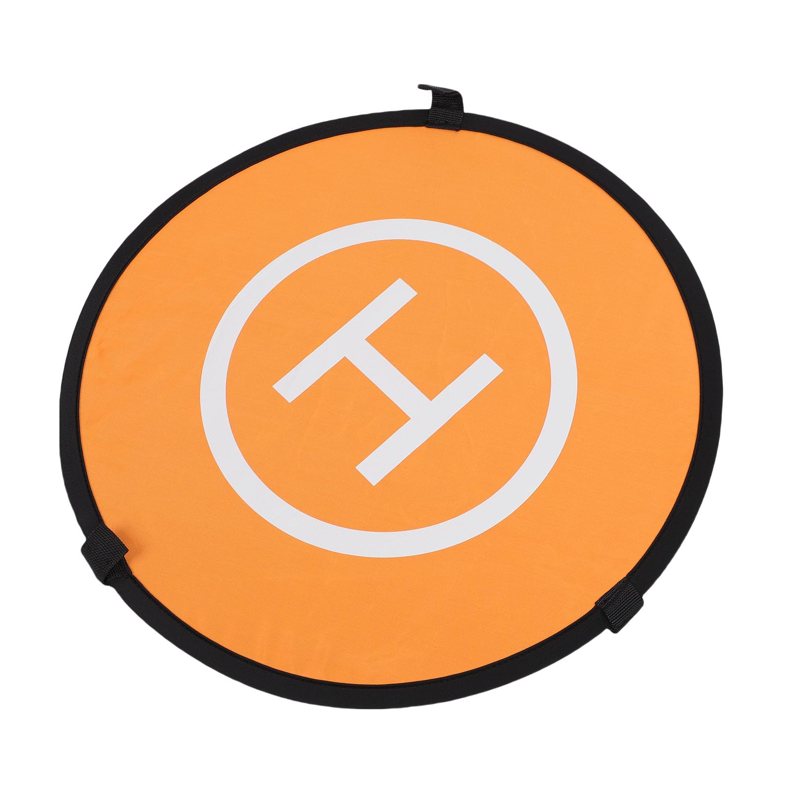 Muiltvoe Drone Landing Pad, Splash Proof Foldable Oxford Cloth with Reflective Strips and Ground Nails, for Helicopter Quadcopter Safe Landing (40cm)