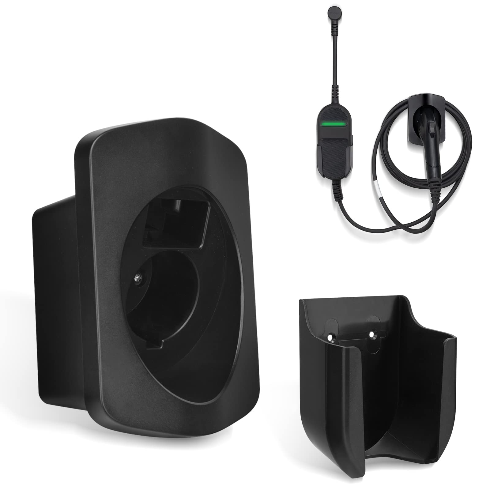 Charging Cable Organizer, R1T/R1S Wall Mount Connector Cable Charger Holder Compatible with R1T R1S Accessories -Black