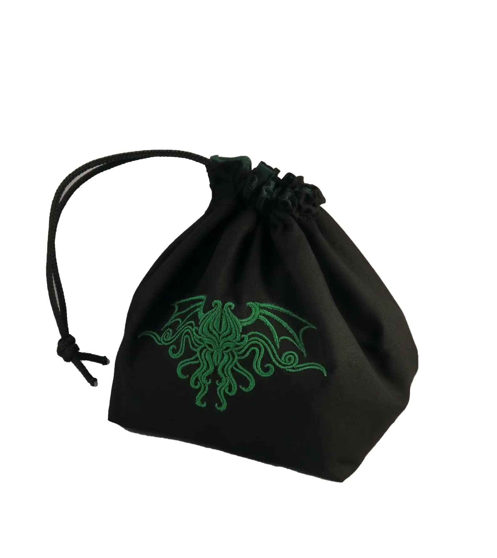 Square Dice Bag/Reversible Tile Pouch- Cthulhu Lovecraft Reversible Freestanding - D&D RPG Bags