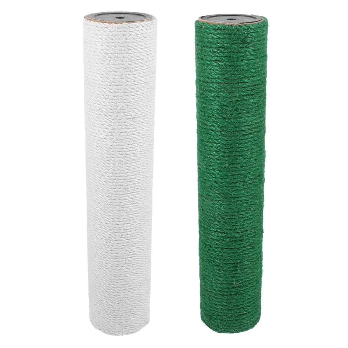 Rascador de gato para hogar con gatos activos pack de 2 postes de cuerda de yute 50x8cm