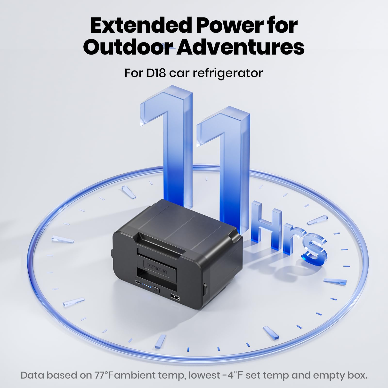 EENOUR DB01 Battery, 171Wh/15600mAh Additional Battery, Compatible D-Series Refrigerator Only(Charger Not Included)