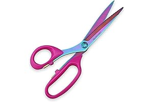 Titanium Shears for Sewing | Comfort-Grip Left-Handed Scissors