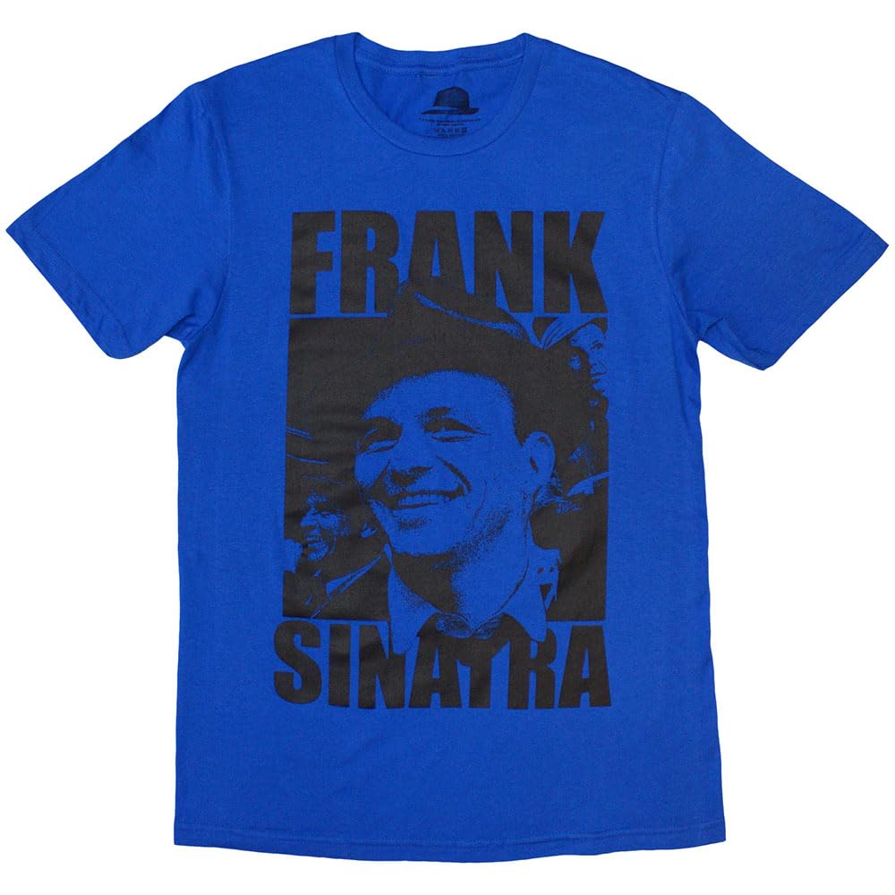 Rock Off officially licensed products Frank Sinatra Montage Photos T Shirt M Blue