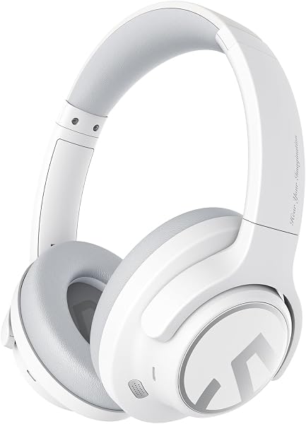 SoundPEATS Space Audifonos Inalámbricos Bluetooth5.3 Diadema Plegables Cancelación de Ruido Activa z Híbridos Reducción de Ruido de Llamada ENC Altavoz Dinámico de 40mm Modo de Juego Multipoint 123H
