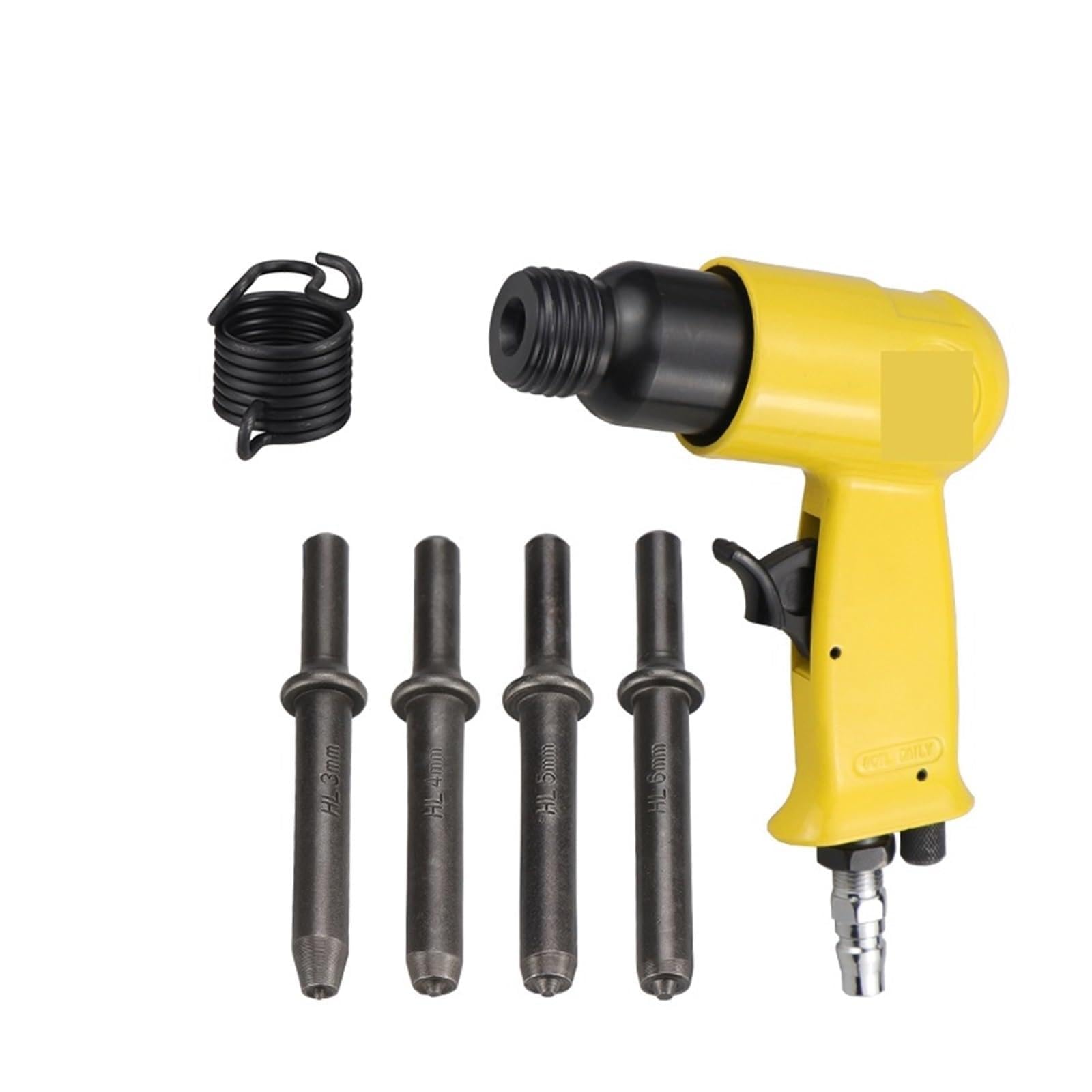 Pistola sparachiodi, Pneumatic Air Rivet Hammer Professional Hand Held Half Tube Rivets/fixed Rivets Round Head Nails Riveter M3 M4 M5 M6(3 4 5 6mm hollow)