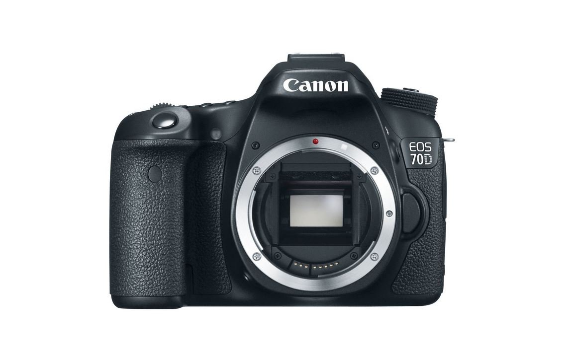 Buy Canon EOS 70D 20.2MP Digital SLR Camera (Black) with EF-S 18