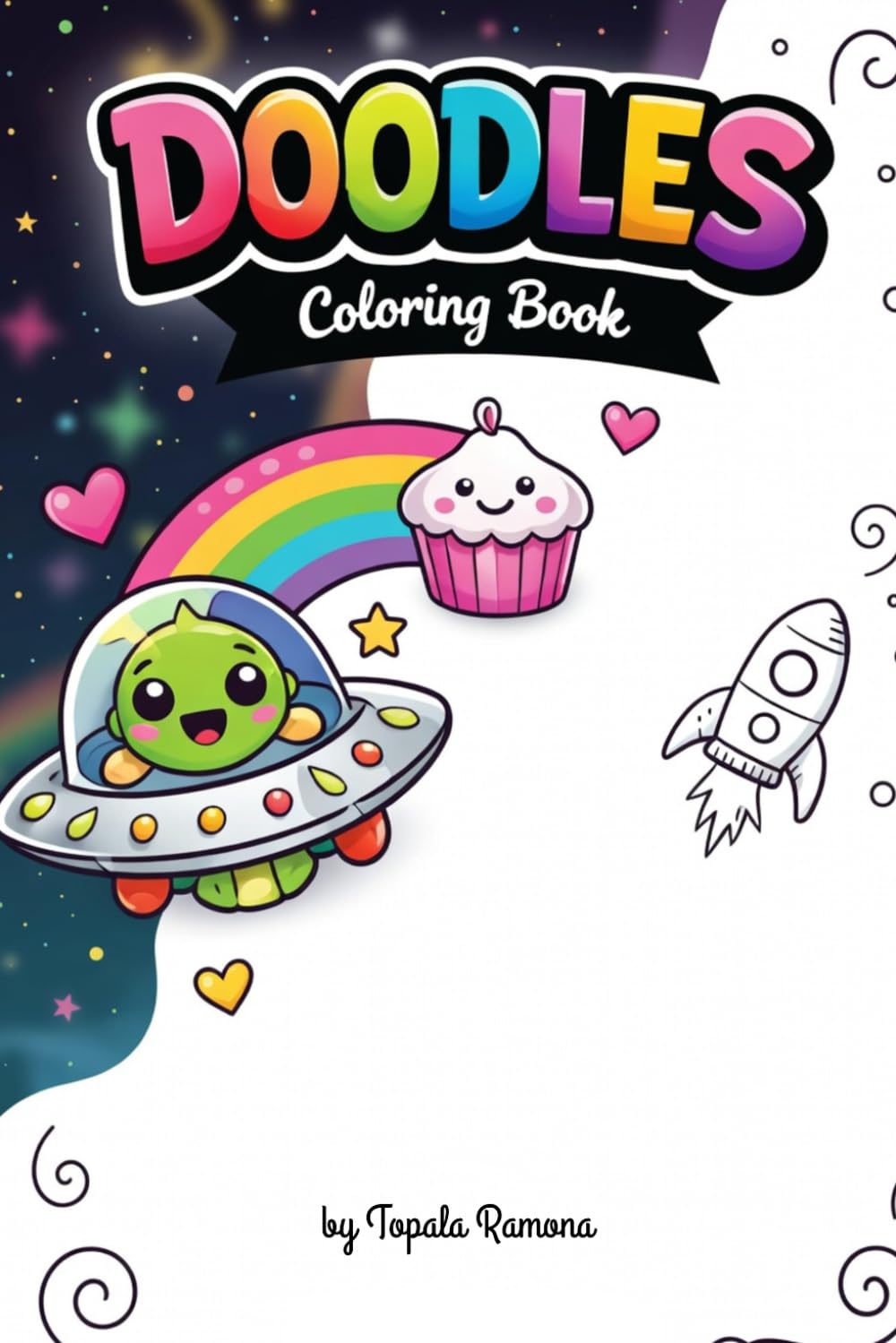 Doodles Coloring Book: some cute images for everyone to color