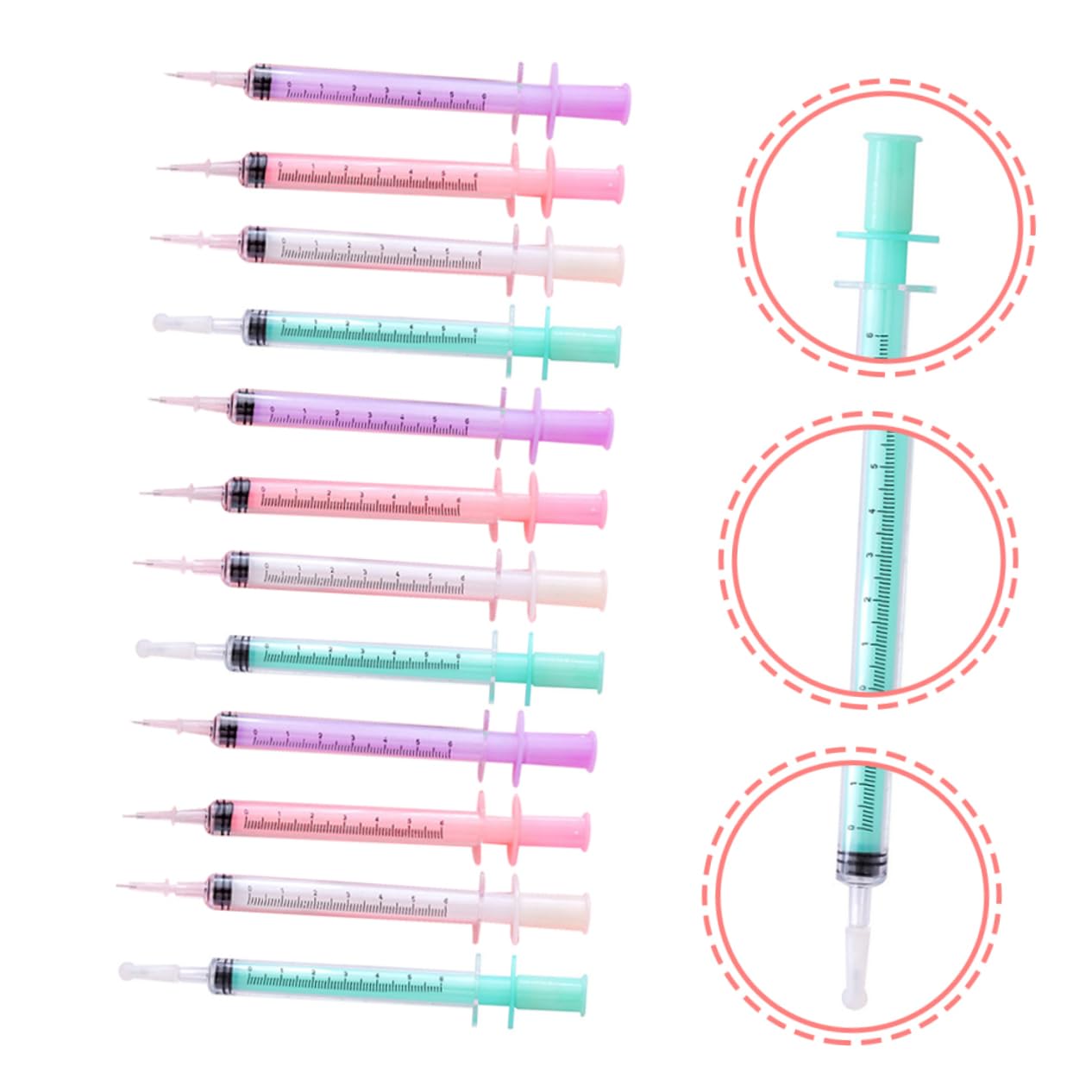 24piezas Bolígrafos De Gel De Negro Para Escritura y Dibujo De Material Premium Para y Escuela