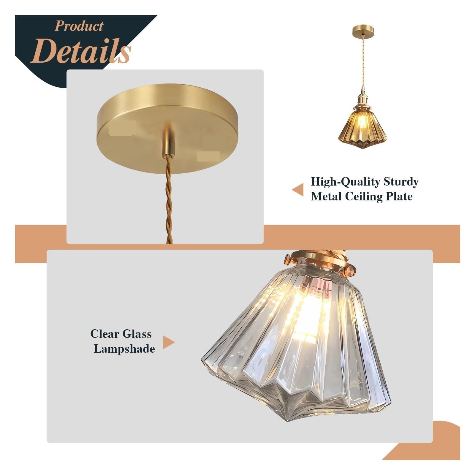 Lampadario vintage a forma di mini diamante Robusto