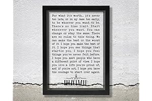 F. Scott Fitzgerald Inspirational Quote Canvas Wall Art