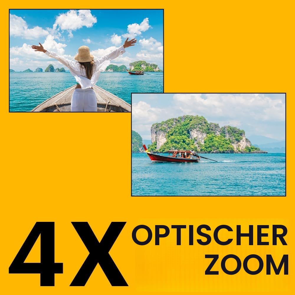 KODAK Pixpro Pack WPZ2 Aquatische Kamera mit 2 Akkus + 1 MicroSD-Karte
