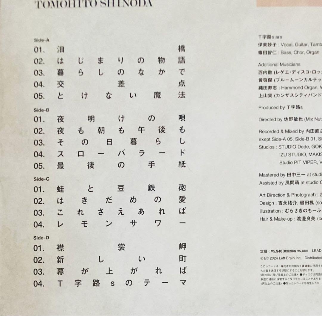 THE BEST OF TJIROS LP T字路s アナログレコード THE BEST OF TJIROs LP T字路s アナログ レコード 新品 - メルカリ