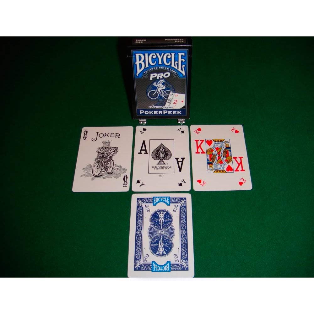 Amazon.com: 1 Deck Pro Poker Peek Playing Cards - By Bicycle : Toys & Games