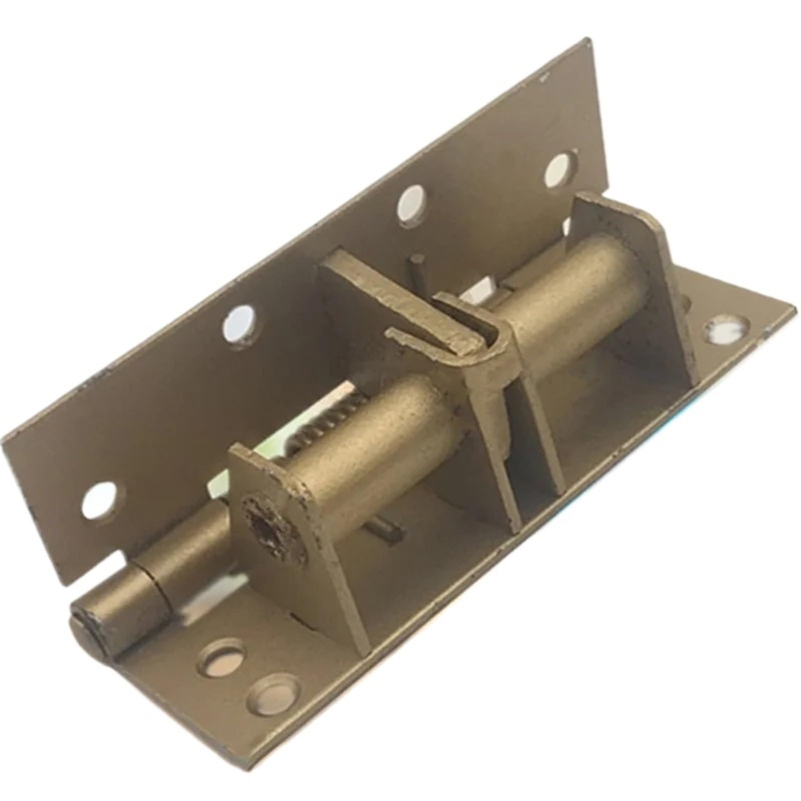 Flush Hinges Metal Automatic Spring Closer Closing Hinge Adjust The Device Furniture Door Hardware(Gold)