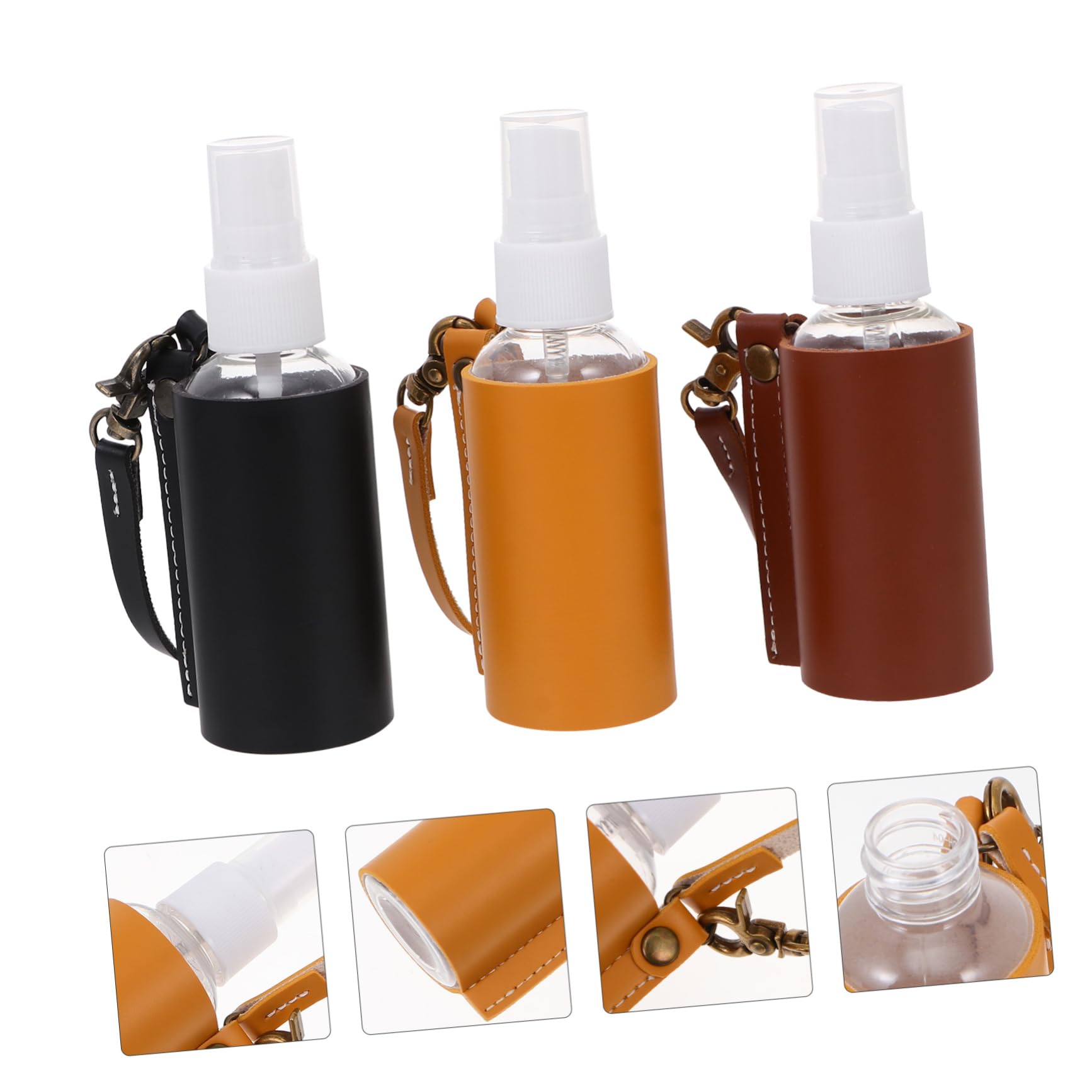 minkissy 9stücke Teiliges Reiseset Mit Nachfüllbaren Flaschen Und Praktischen Flaschenhaltern Auslaufsichere Behälter Für Lotionen Shampoo Und Pflegeprodukte Kompakt Für Unterwegs