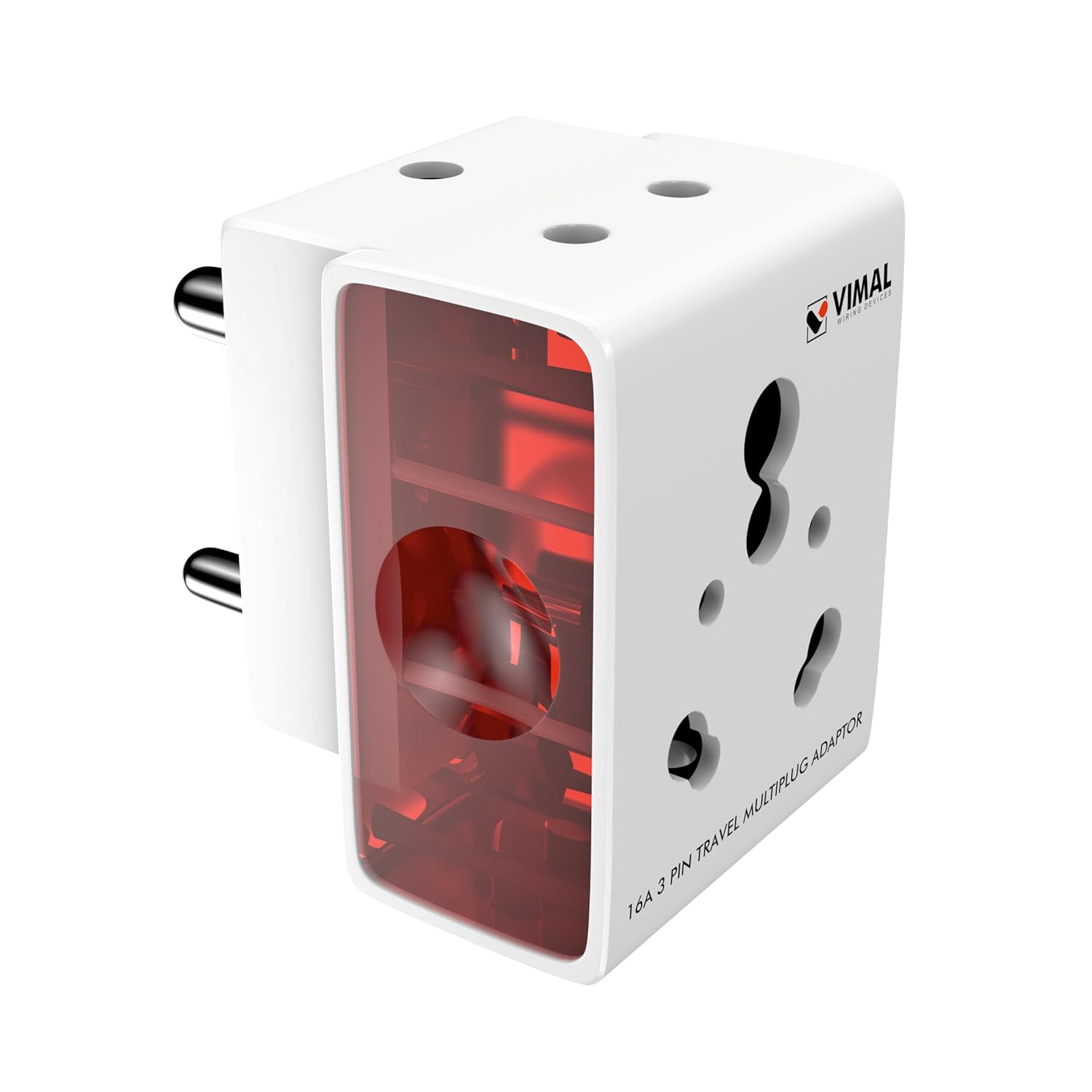 Newport 16A 3 Pin Multiplug Adaptor,Suitable for Heavy Electrical Appliances, White Newport 16A 3 Pin Multiplug Adaptor,Suitable for Heavy Electrical Appliances, White