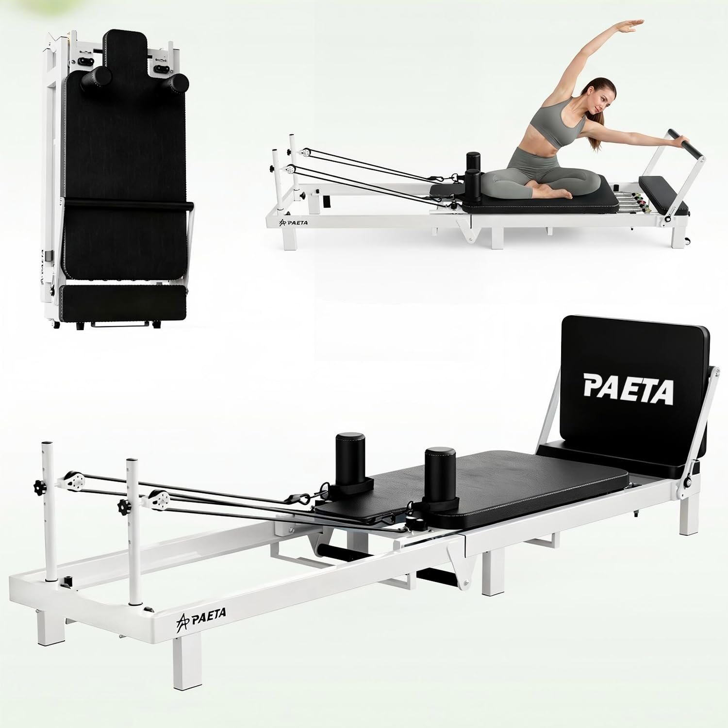 PAETA 86 Inch Foldable Pilates Reformer