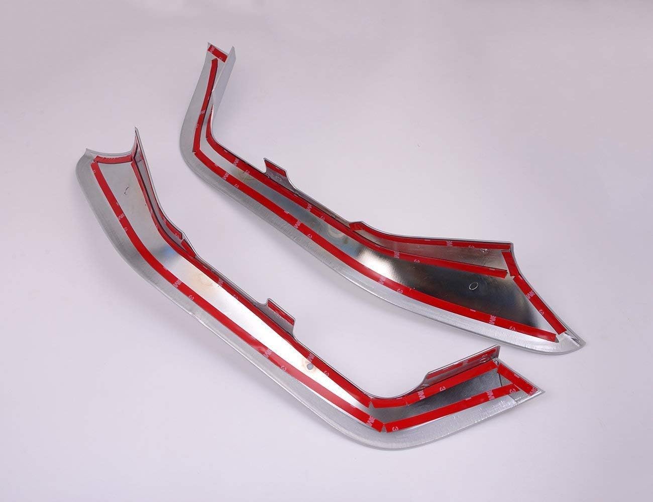 YIWANG ABS Chrome Car Center Console Panel Molding Trim 2pcs/set for Land Rover Discovery 4 2010-2016 Car Accessories (Silver)