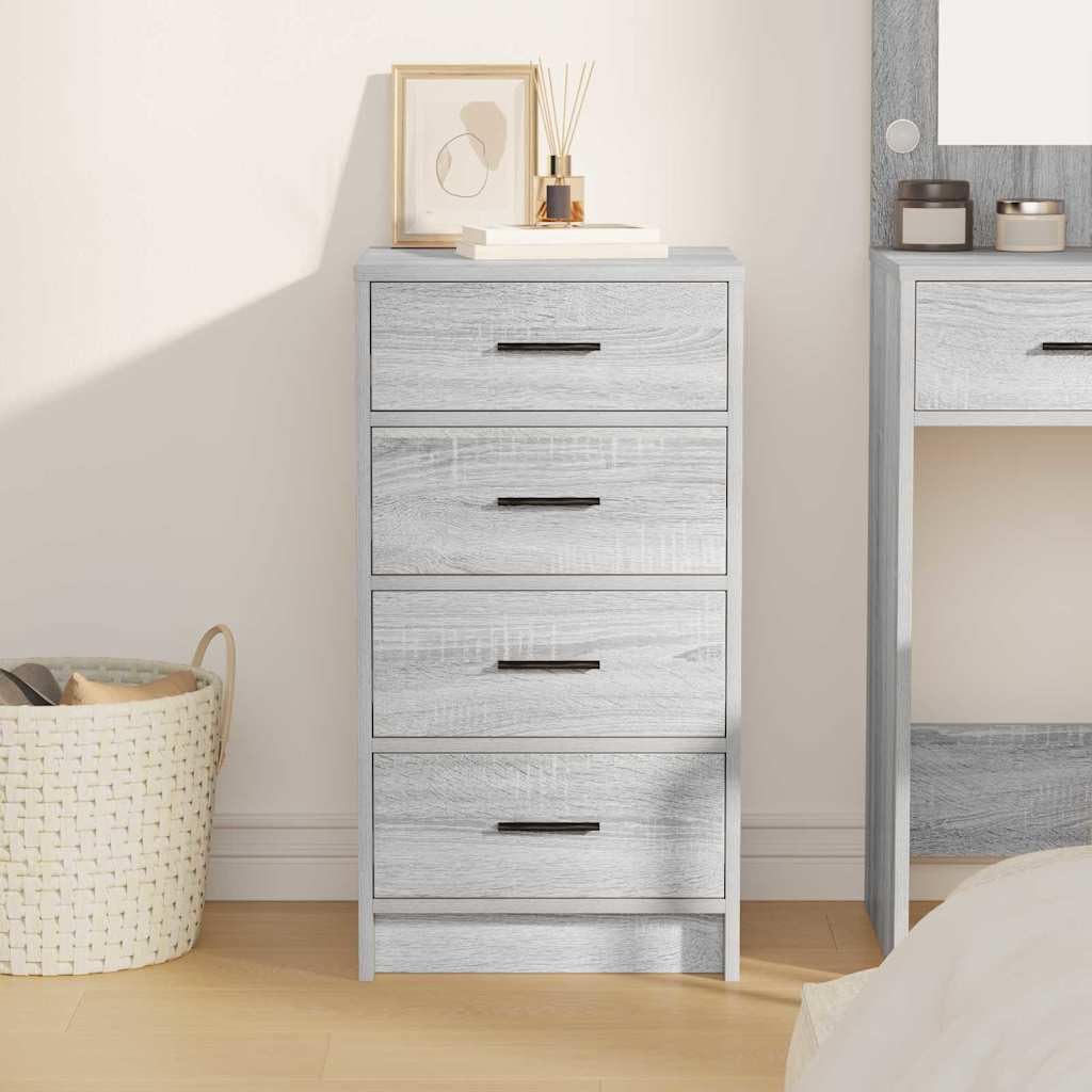 Credenza grigio Sonoma, 40 x 41 x 75 cm, in legno