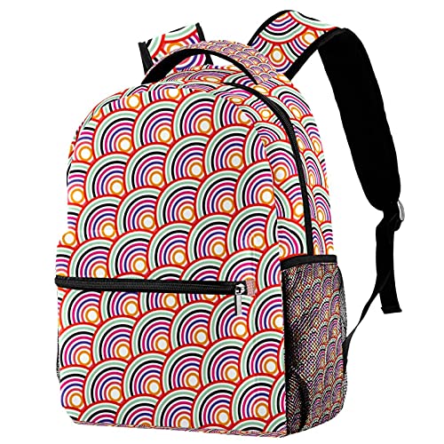 Sac à dos de voyage enfants pour sorties scolaires et weekend à motif écailles
