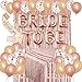 Produktbild JOTOM JGA Deko Luftballons Set Braut to Be Deko mit Banner Folienballons Schärpe Rosegold Luftballons Rosa Pailletten Tischdecke Party Junggesellenabschied Deko
