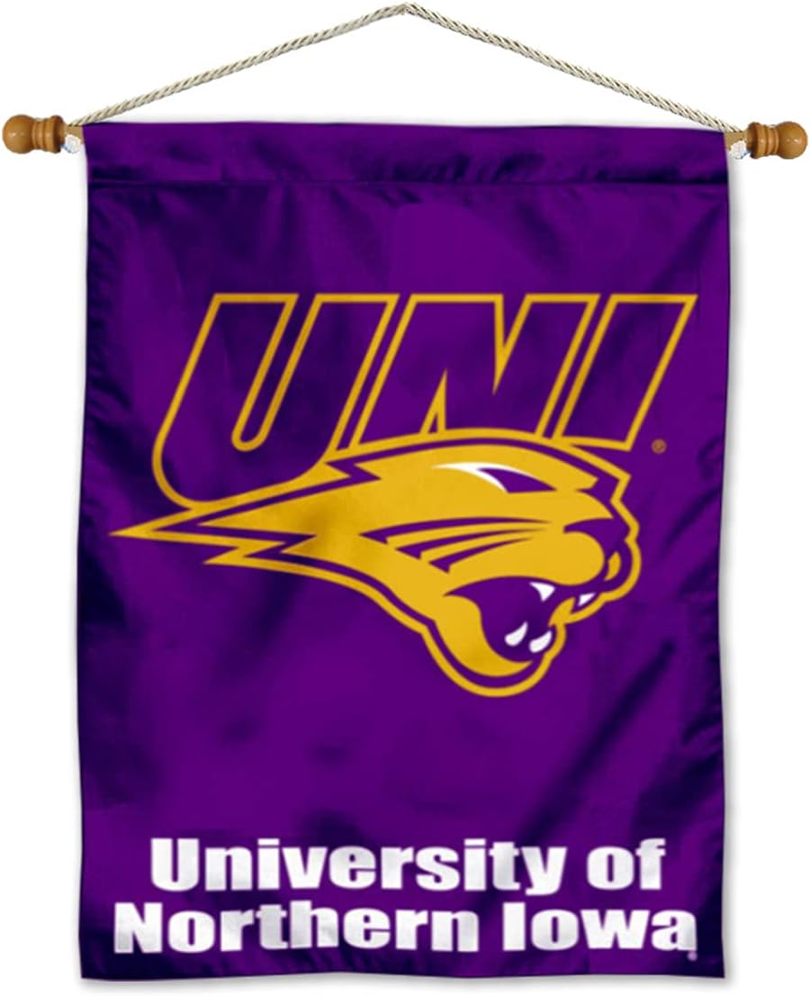 Northern Iowa Panthers Banner with Hanging Pole