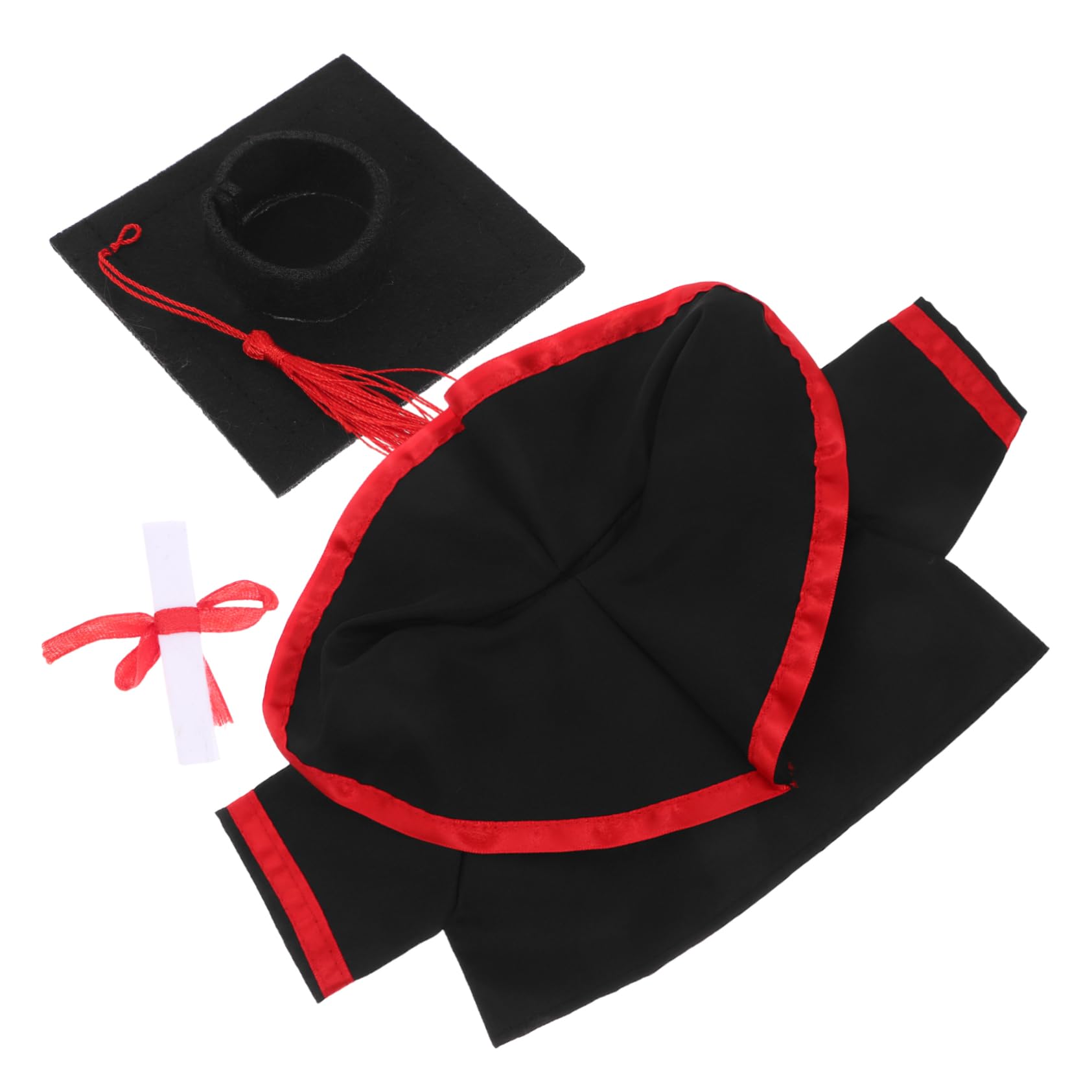 ULDIGI Graduation Bear Costume Plush Bear Suit with Cap Gown Perfect Graduation Decor