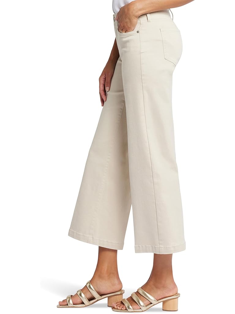 Khaki NYDJ Teresa Wide Leg Ankle