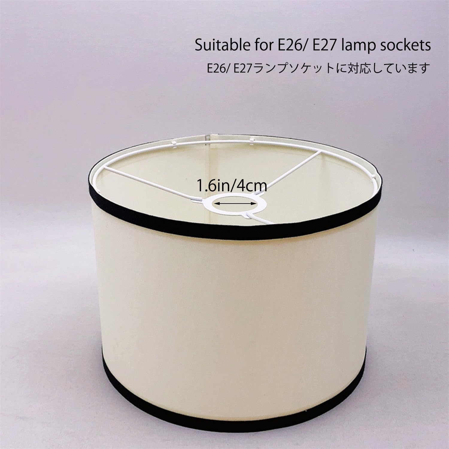 Replaceable Bulb Decorative Dinette Lighting, Zipper Switch 12V RV Natural Linen Boho Cream Fabric Dome Shade, Semi Flush Mount Interior Lighting for Motorhome Boat Camper Hallway