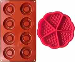 5-teilige Waffelform Silikon - Backformen Für Waffeln & Muffins