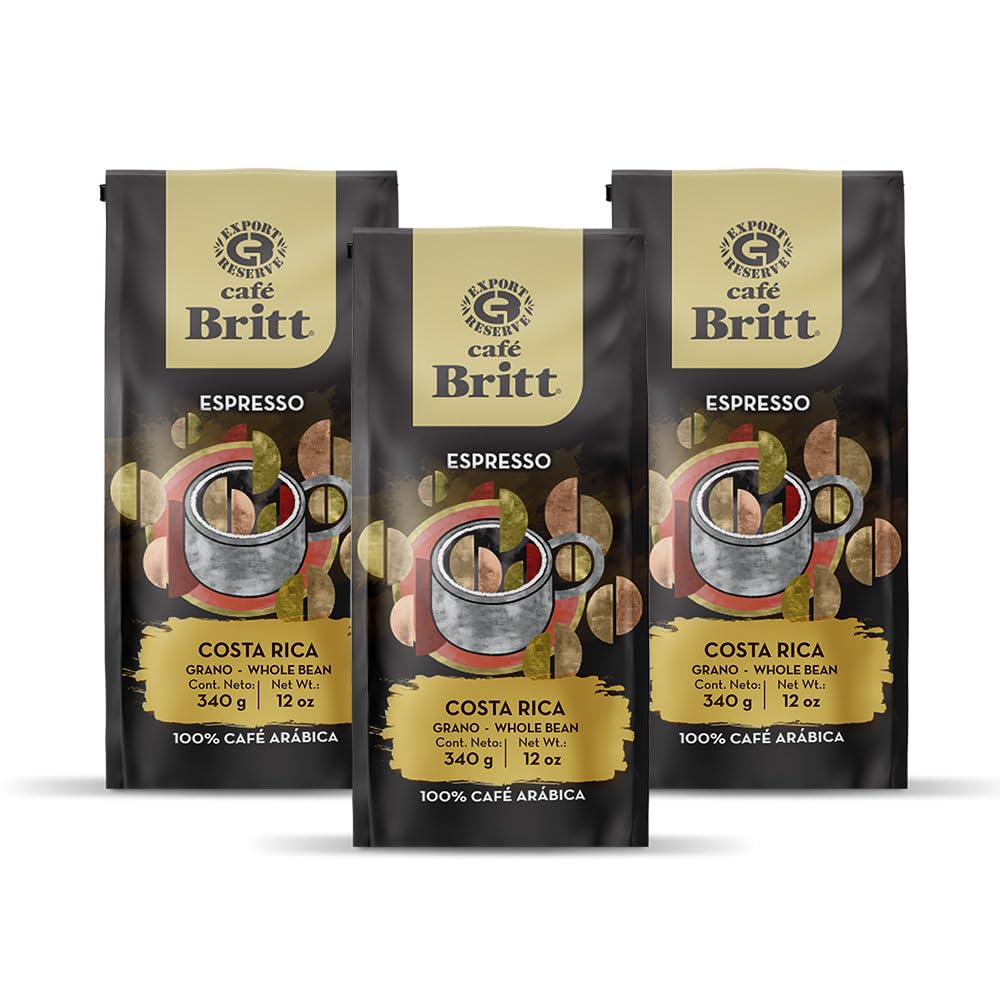 Amazon.com : Café Britt® - Costa Rican Espresso Coffee (12 oz.) (3