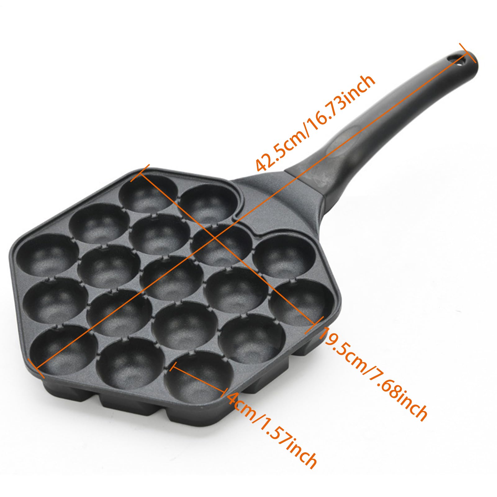 Máquina Para Takoyaki | Plancha Para Takoyaki - Utensilio de Cocina Multi-cavidad para Hacer Especialidades Japonesas, para Entusiastas de la Cocina Asiática, Principiantes, Amas de