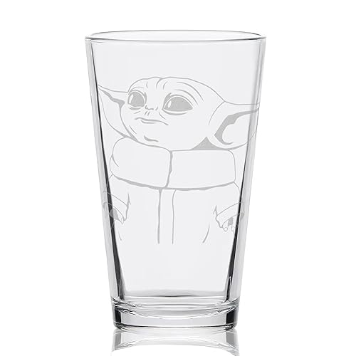 AHSOKA TANO Engraved Pint Glass Inspired by Mandalorian & Starwars Great Beer Drinking Gift Idea!