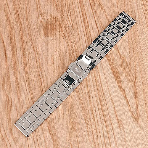 Bracelet de montre homme acier inoxydable résistant eau et usure 22mm