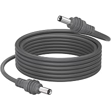 MaySpare Starlink Mini DC Cable 10FT/3M, Ideal Extension Replacement DC Power Cord Cable, Waterproof Barrel Jack 18AWG, 5521 Starlink Mini Accessories