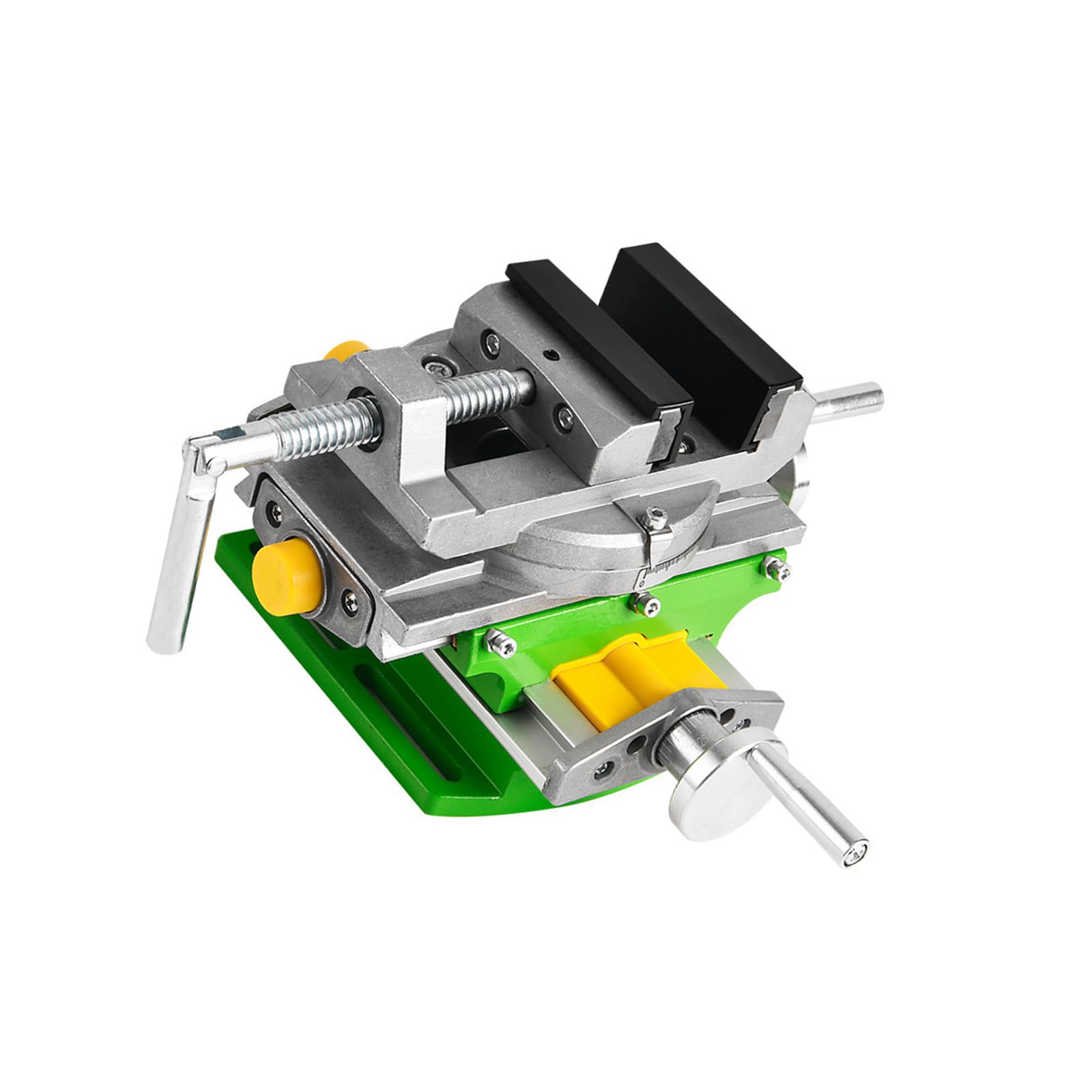 Buxuaaaa Aluminum Alloy Vise Compound Worktable With X Y Shaft Movement 80Mm 67Mm Strokes For Machining Tasks Milling Drilling Vise