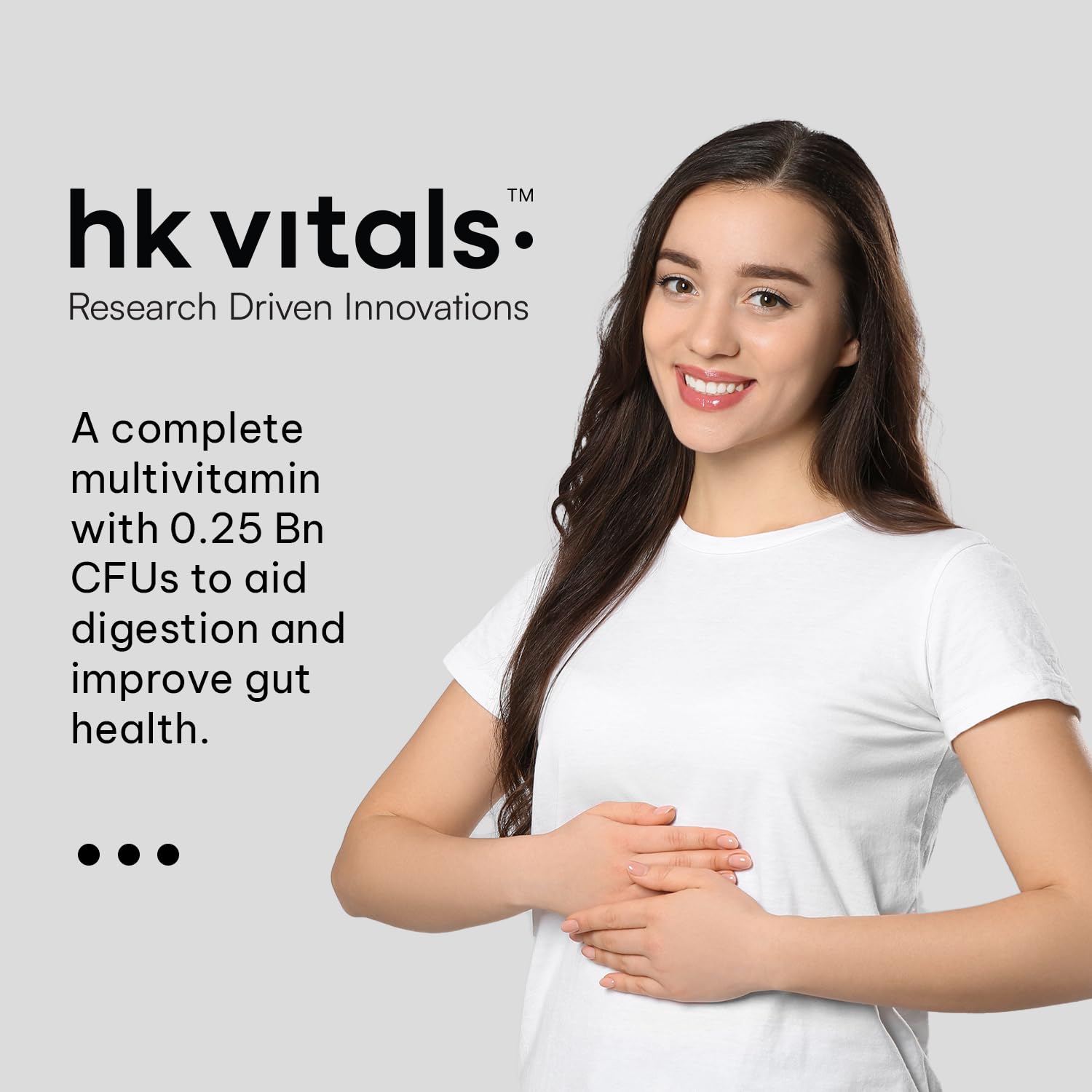 hk vitals Multivitamin with Probiotics, 60 Tablets — Amazon image 2