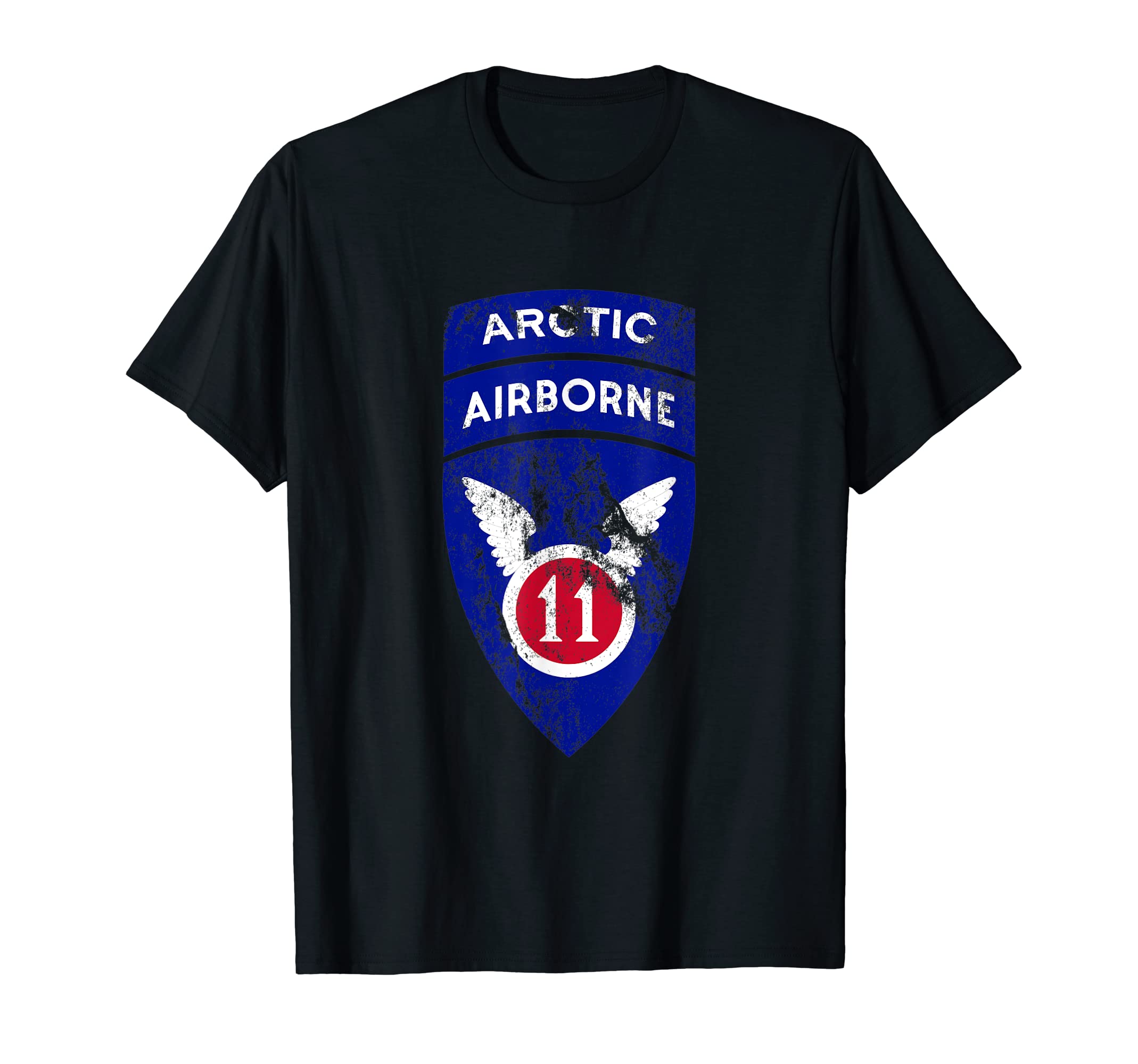 11th Airborne Division Patch - Arctic Angels - Vintage T-Shirt
