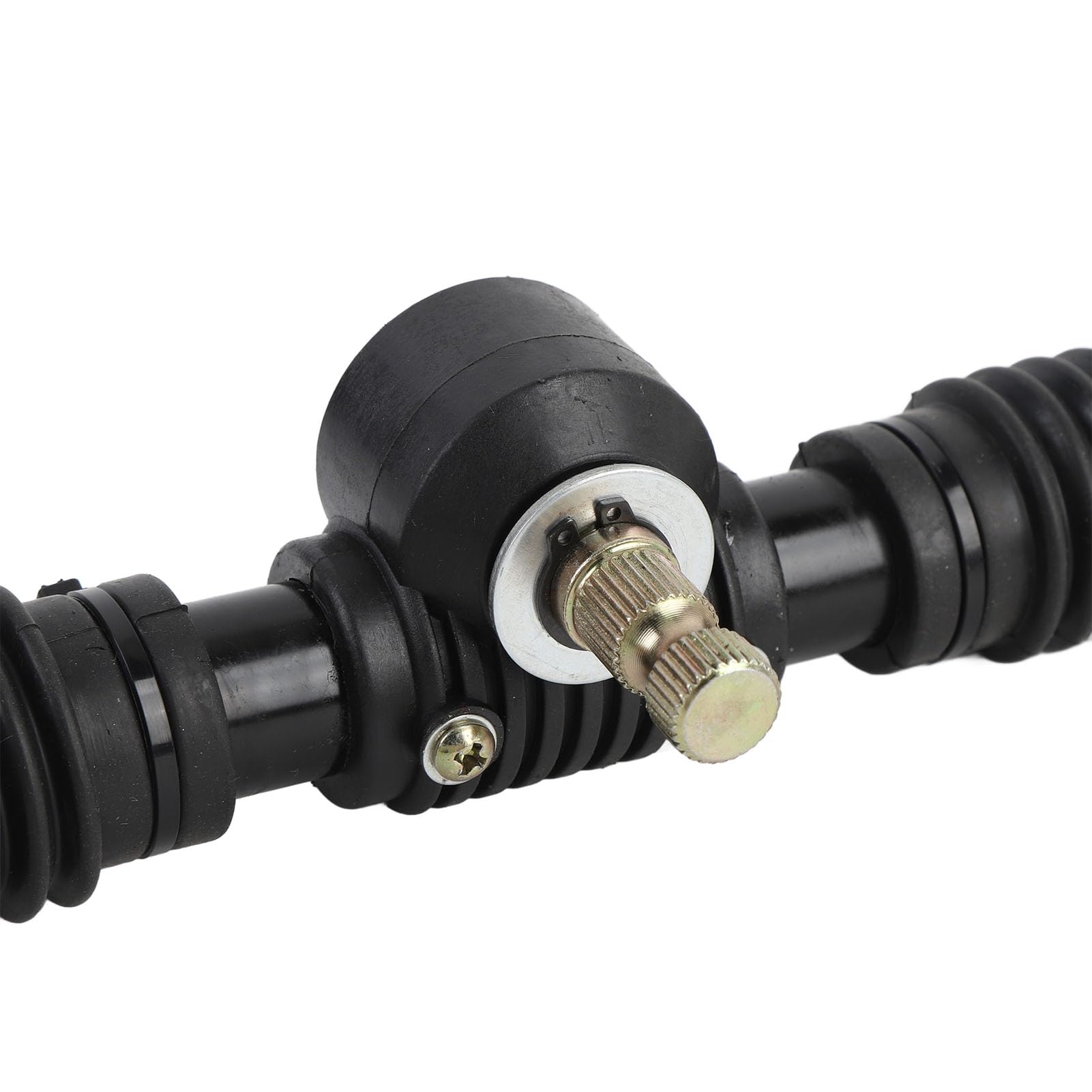 Power Steering Rack, Power Steering Gear Rack Pinion Assembly 30T 295mm Long with Rubber Bushing for Go Kart ATV UTV Quad