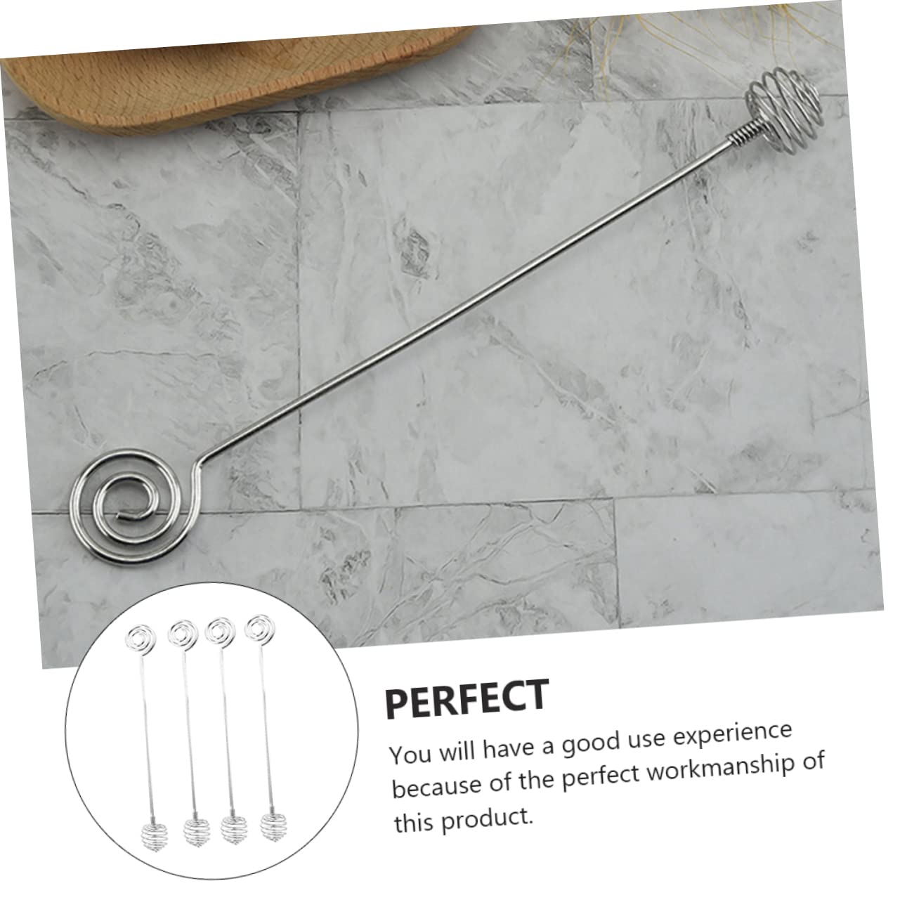 ABOOFAN 2pcs Honey Stirrer Stainless Steel Honey Stirring - View #9