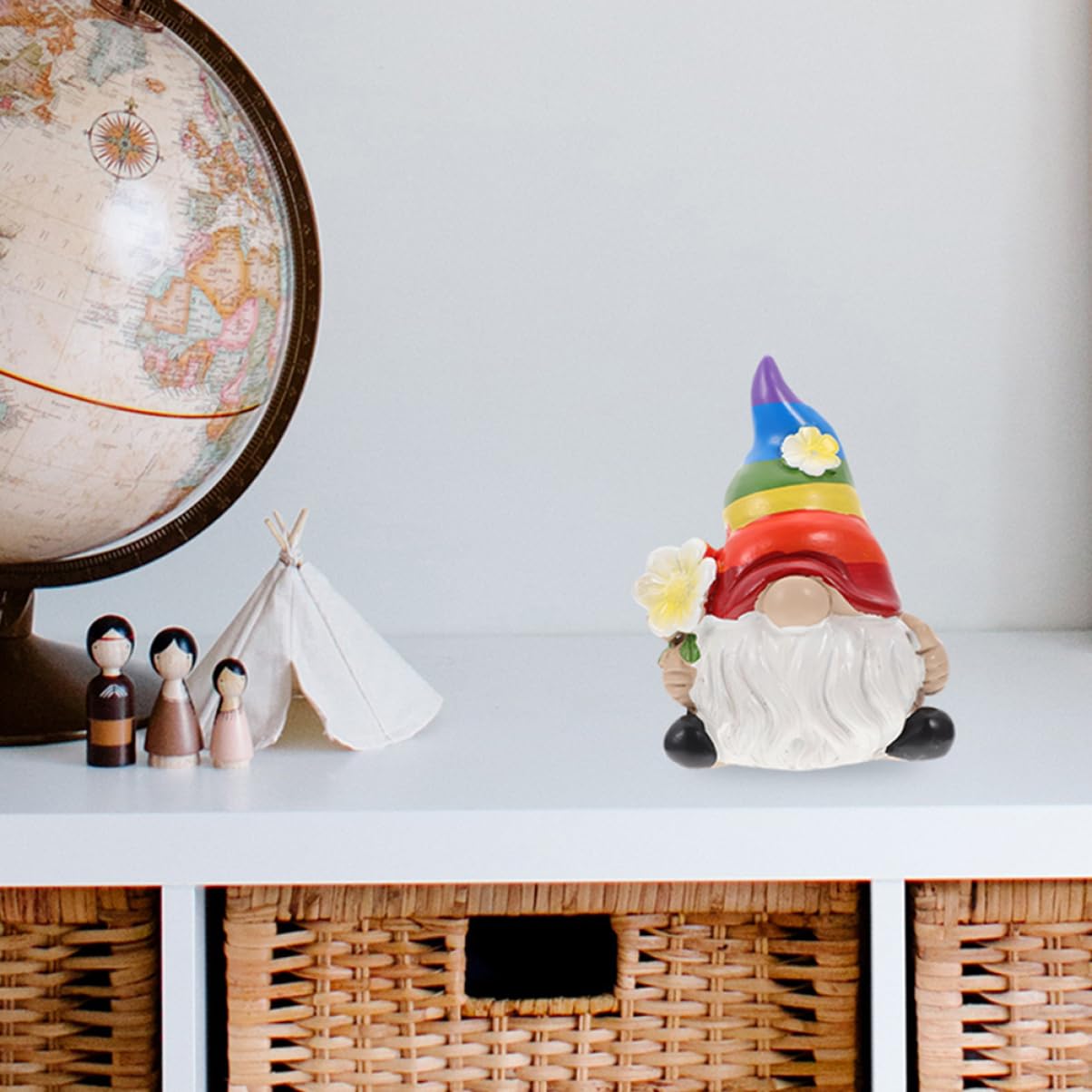 BESTonZON 5 Sätze Garten Dekoration Lustige GNOME Figuren Resin Für Garten Terrasse Und Innenräume Geschenkidee Für Gartenliebhaber Und Freunde 2 Stück * 5