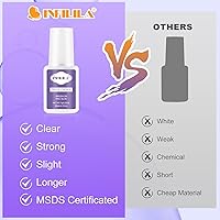 Vista 8 de Pegamento de uñas para uñas de acrílico.