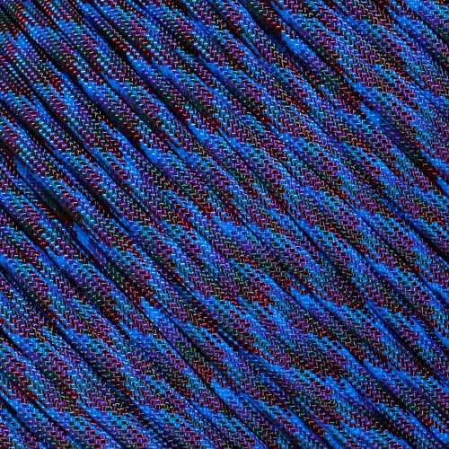 West Coast Paracord Multi Color Nylon Military Paracord 550 Type III 7 Strand Utility Cord Rope - 100 Foot Hanks (Oilslick)